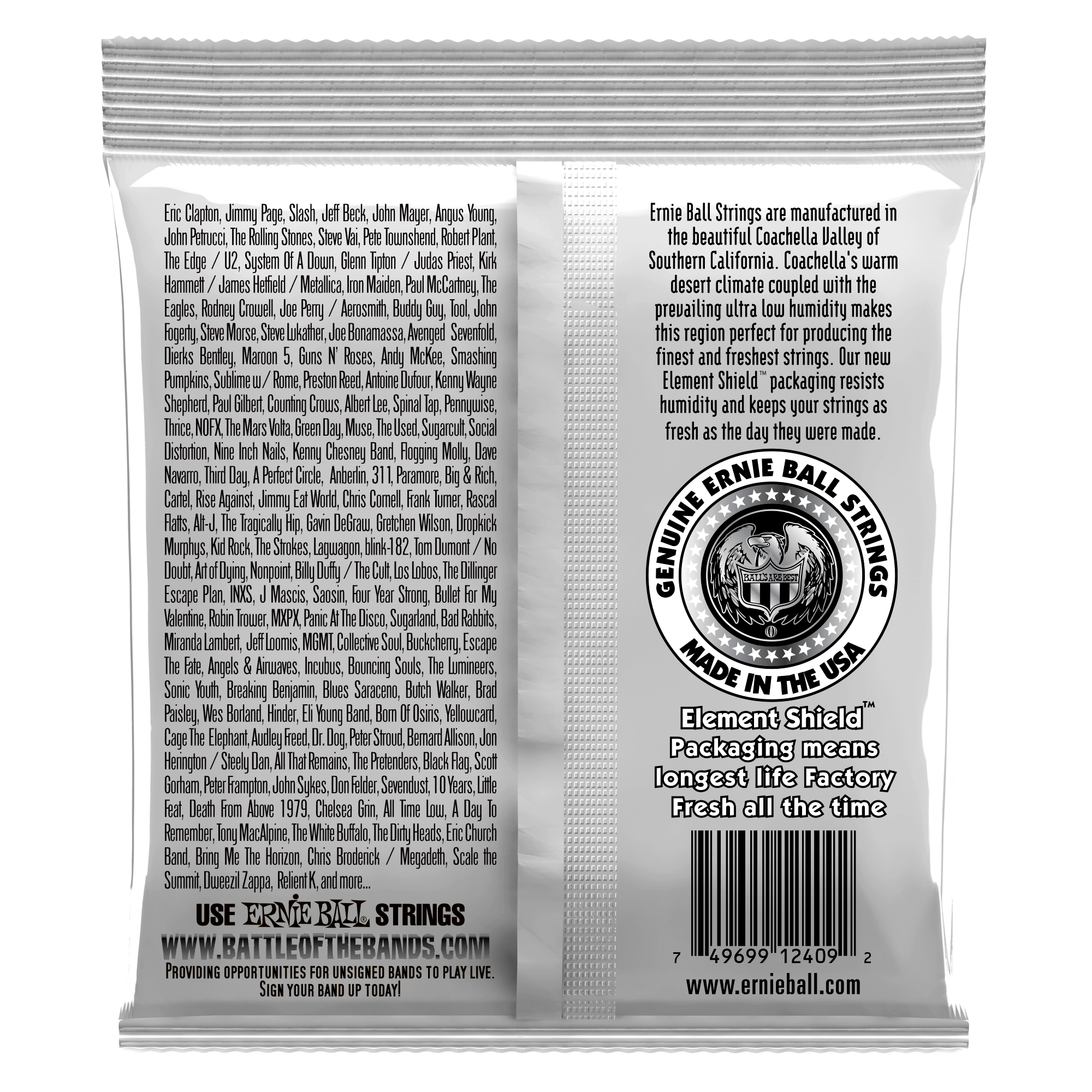 Ernie Ball - Encordado para Guitarra Clásica Ernesto Palla Black & Gold, Nylon Mod.2409_86