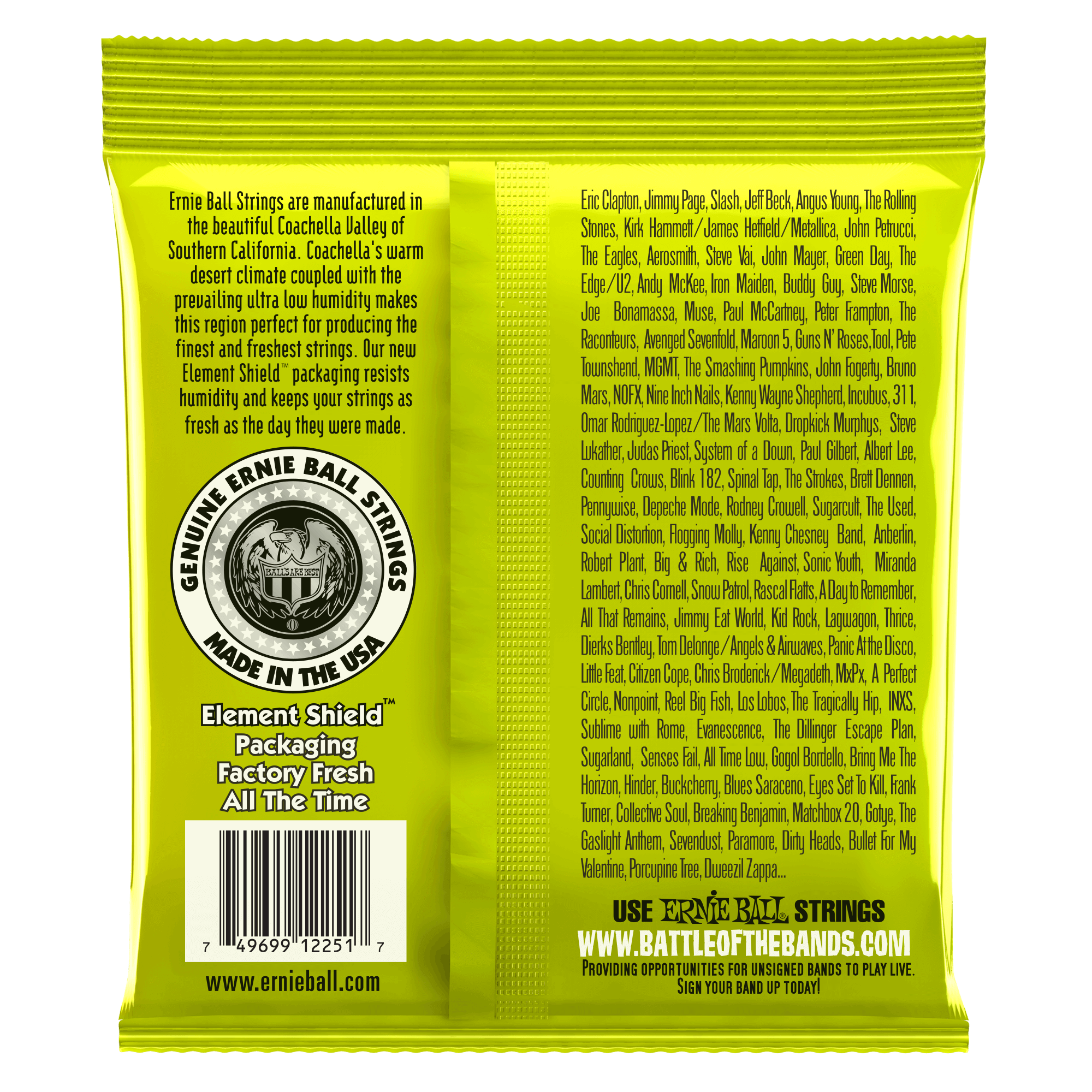 Ernie Ball - Encordado para Guitarra Eléctrica, Classic Regular Slinky Mod.2251_90