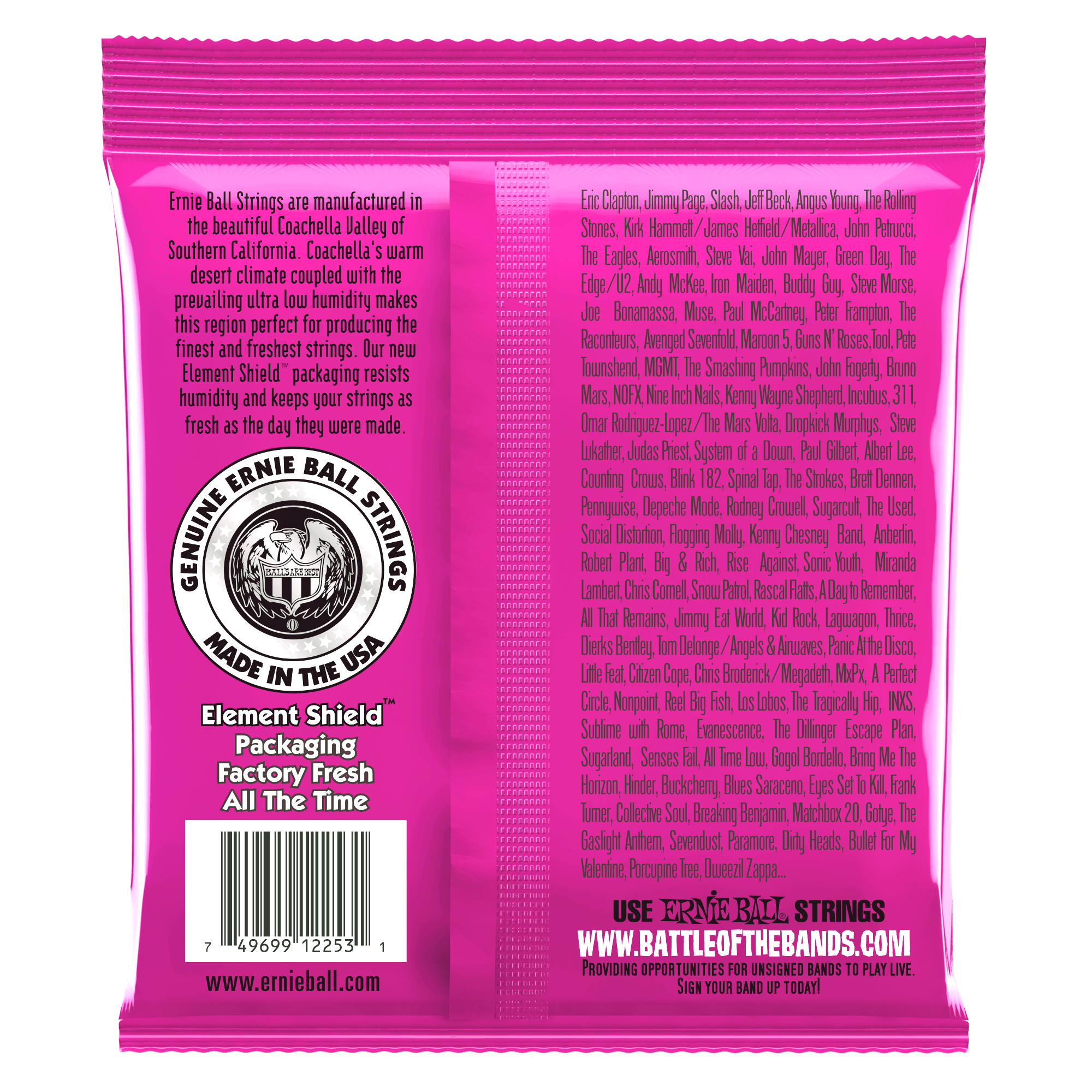 Ernie Ball - Encordado para Guitarra Eléctrica, Classic Regular Slinky Mod.2253_92