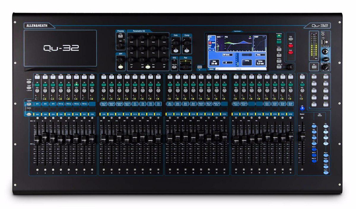 Allen & Heath - Mezcladora de 32 Canales Mod.Qu-32_33