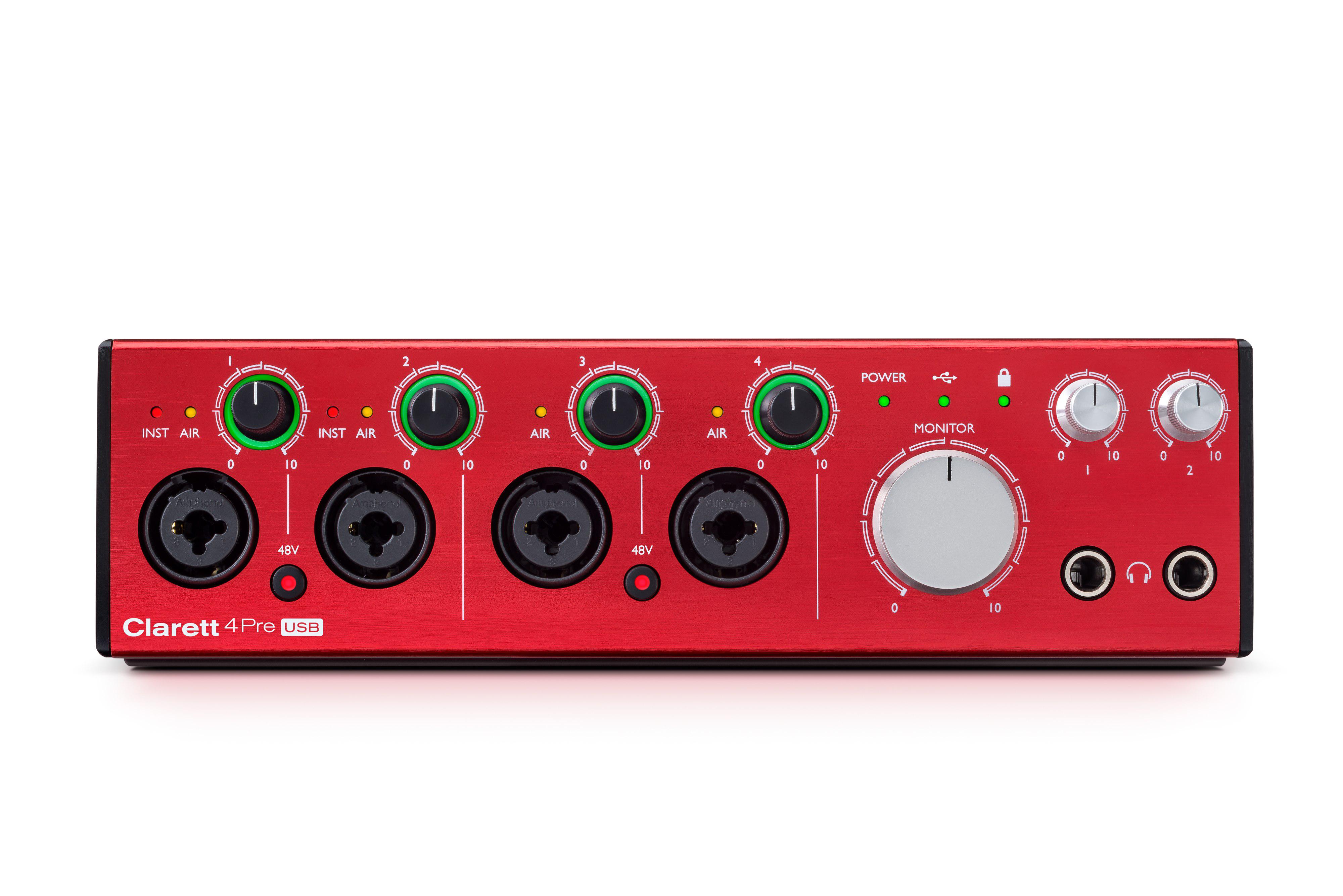 Focusrite - Interfase de Audio USB Clarett 4 Pre Mod.MOCL0007_91