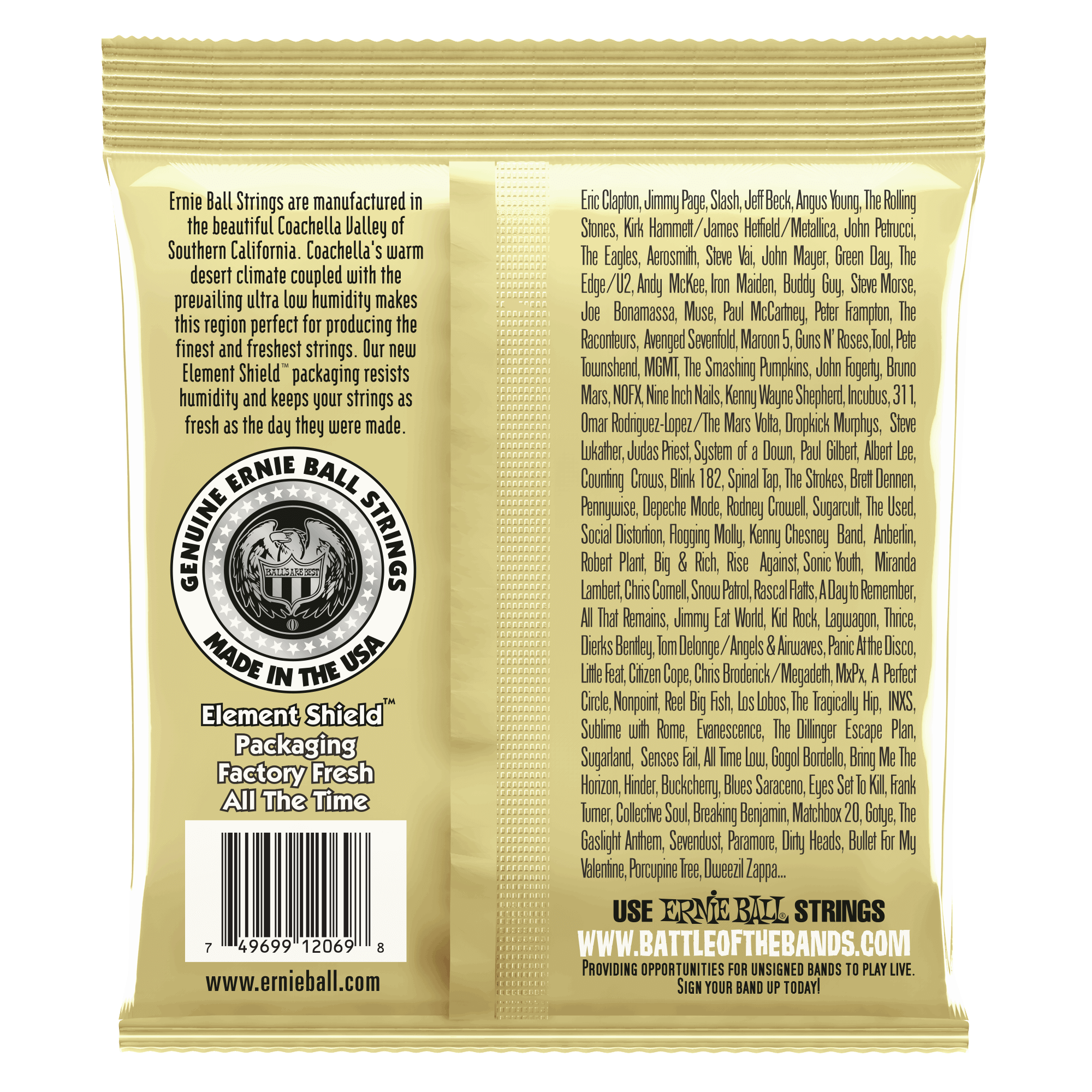 Ernie Ball - Encordado Earthwood Nylon Classi Ball-End para Guitarra Clásica, Calibre: 28-42 Mod.2069_88
