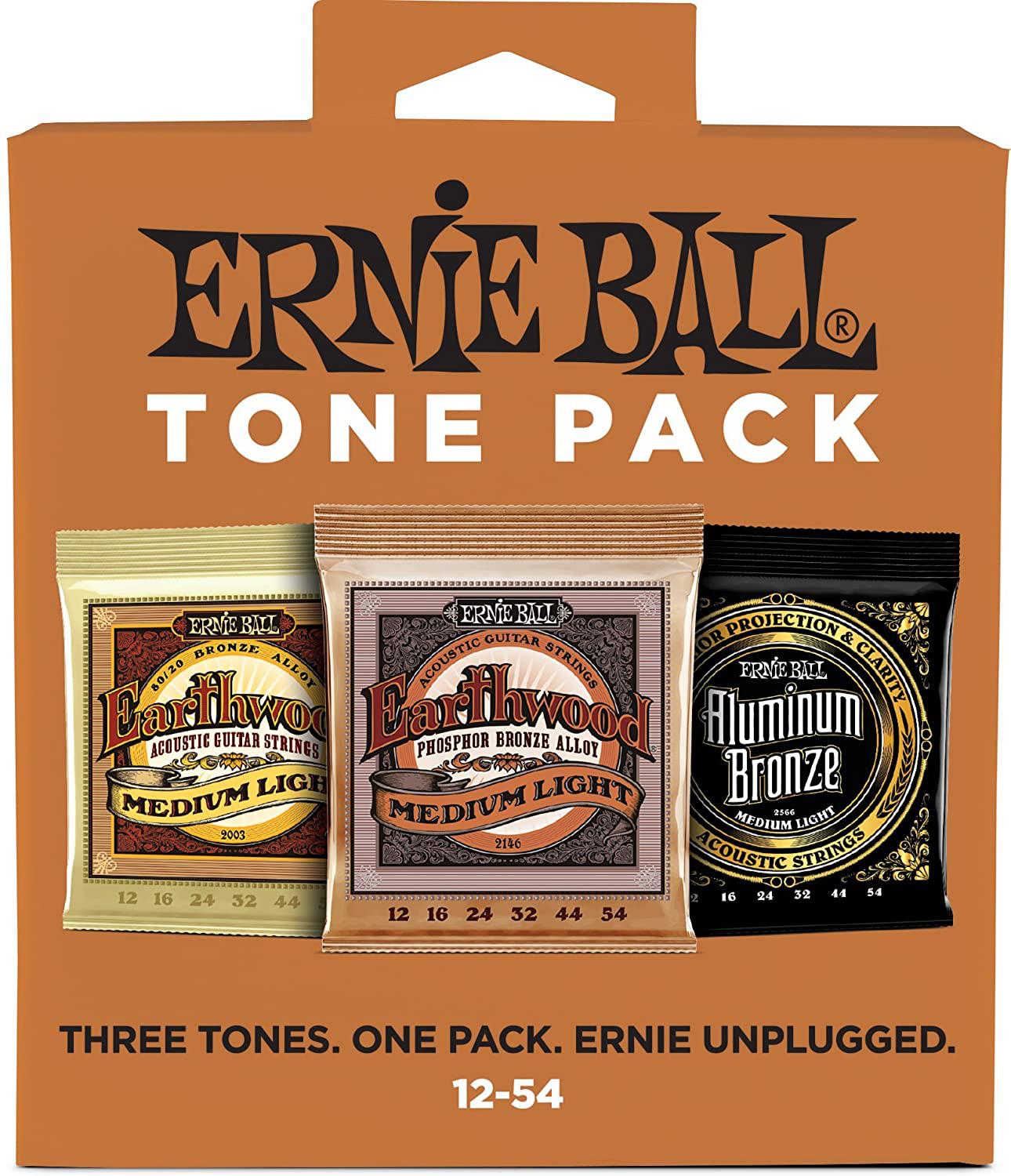 Ernie Ball - Juego de Encordados Tone Pack Medium 12-54 Mod.3313_31