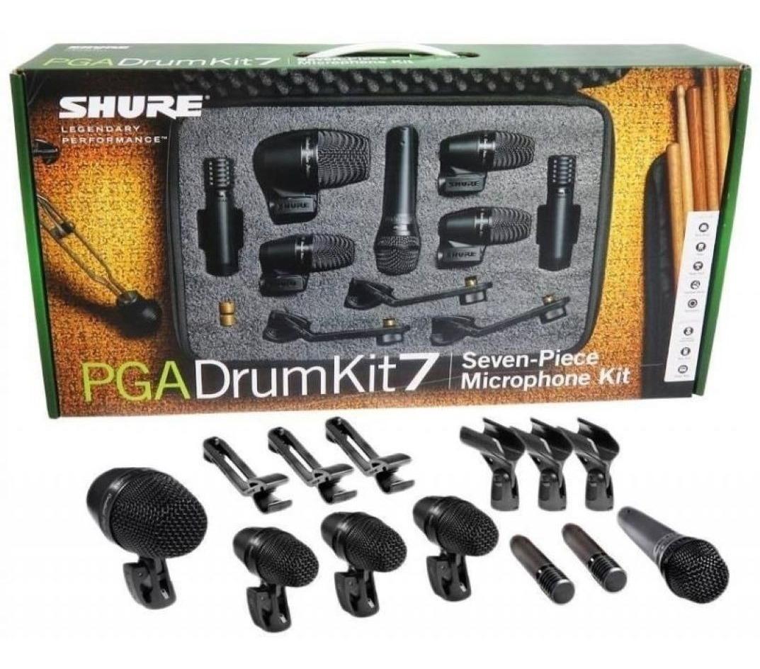 Shure - Kit de 7 Micrófonos Mod.PGADRUMKIT7_49