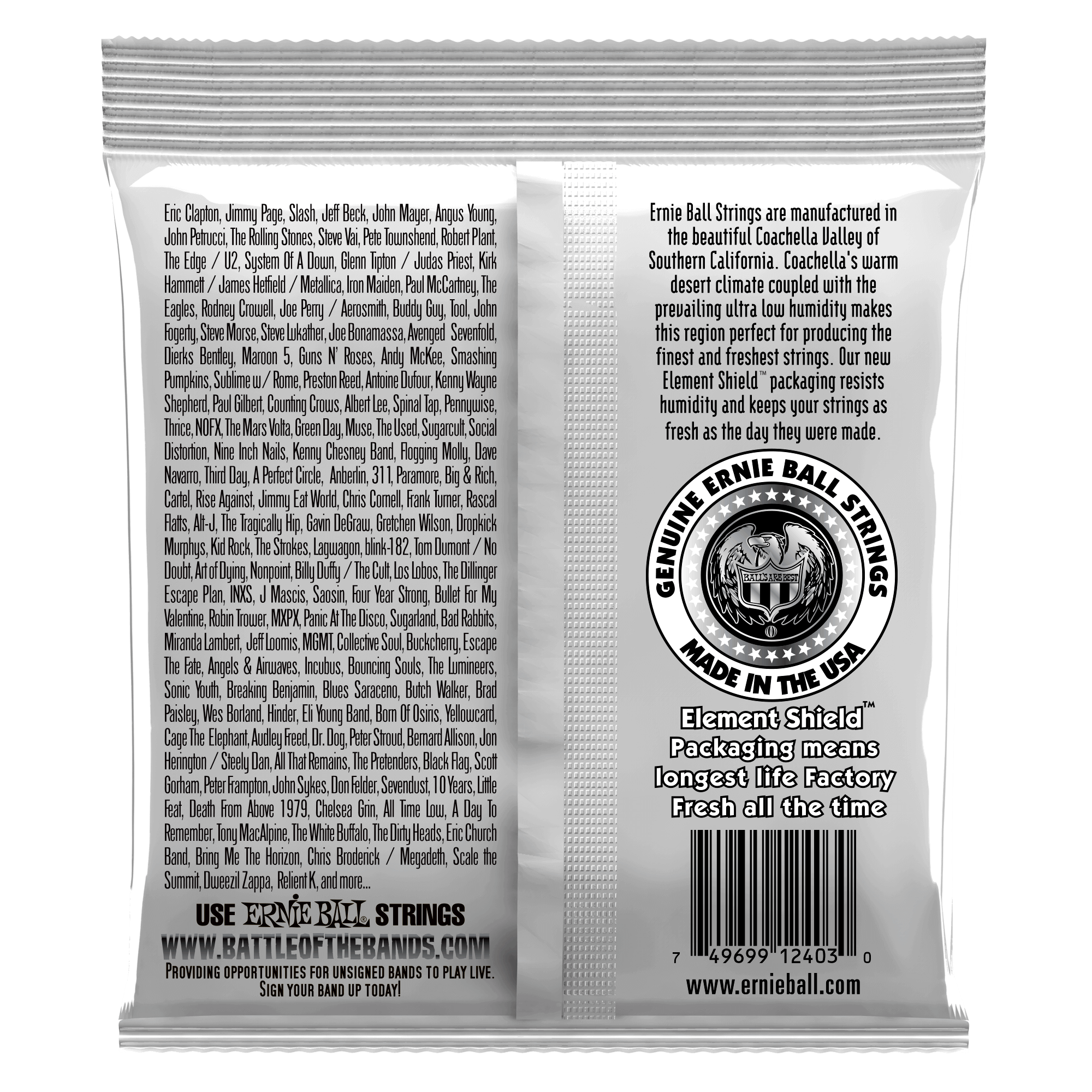 Ernie Ball - Encordado para Guitarra Clásica Ernesto Palla Clear & Silver, Nylon Mod.2403_108