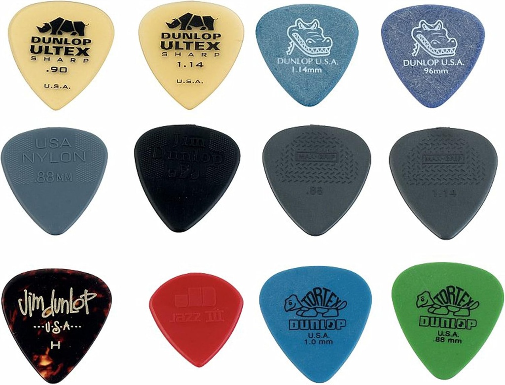 Dunlop - 12 Plumillas Variety Pack, Calibre: Medium/Heavy Mod.PVP102_2