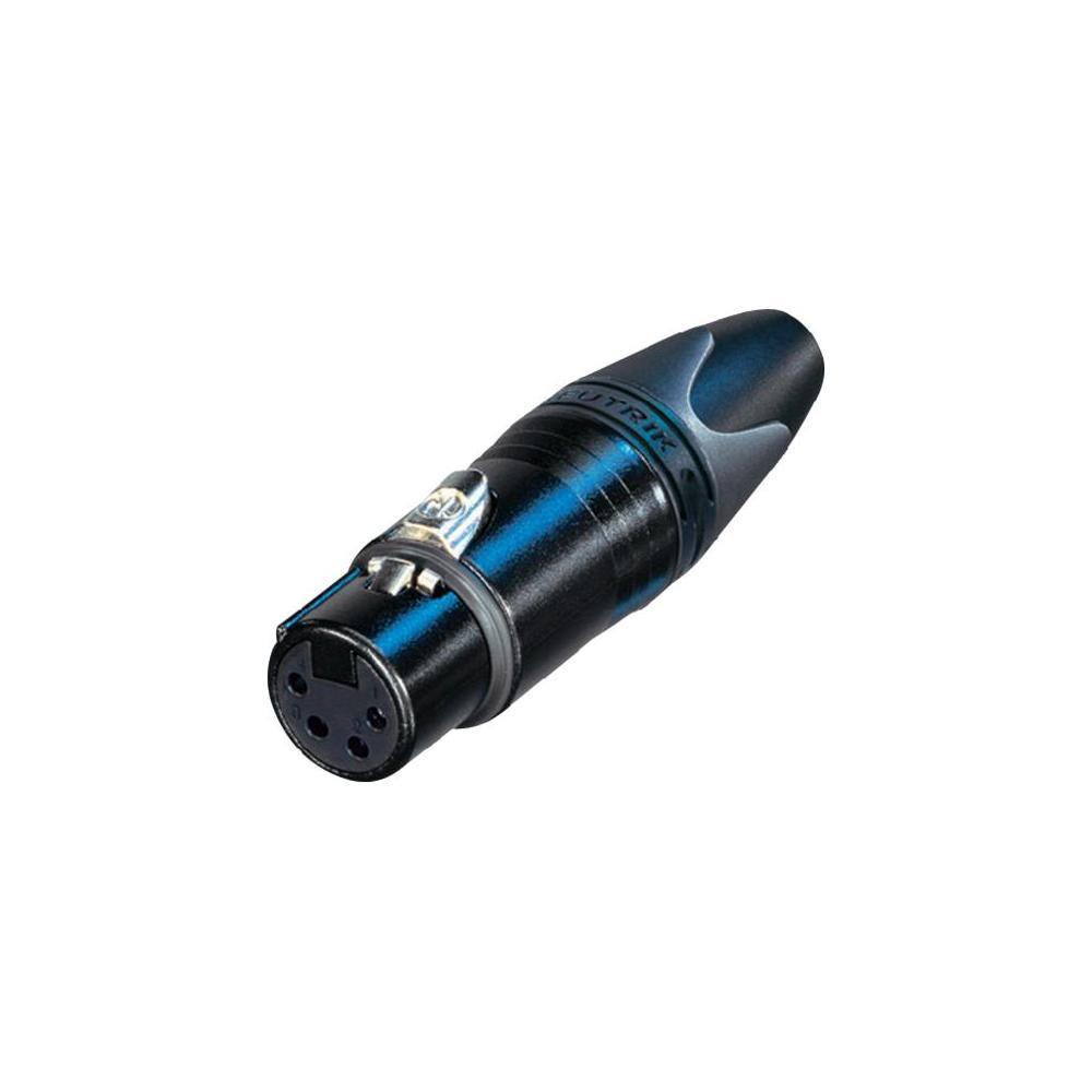 Neutrik - Conector XLR Hembra de 4 Polos Serie XX Contactos en Oro Mod.NC4FXX-B_1