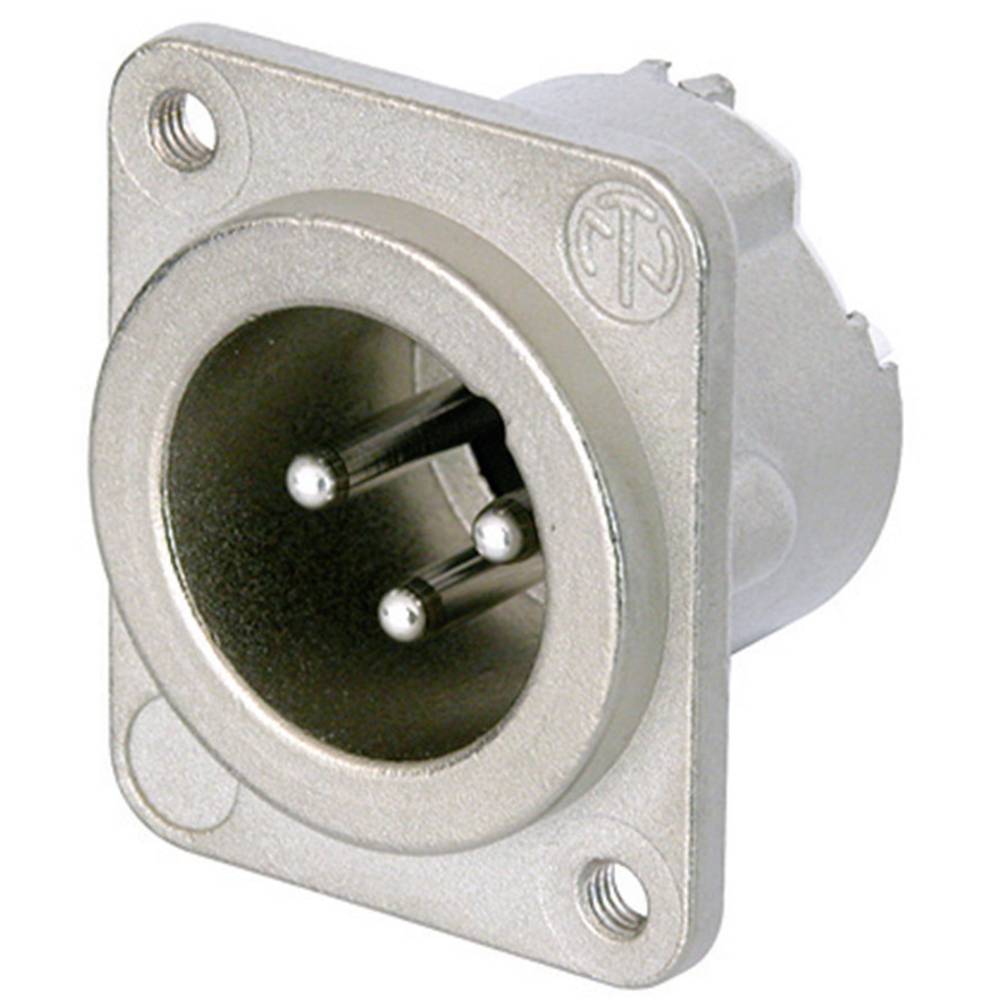 Neutrik - Conector XLR Macho de 3 Polos Serie D-LX Mod.NC3MD-LX_1