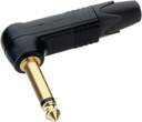 Neutrik - Plug Mono de 1/4 con Angulo de 90°, Contacto en Oro Mod.NP2RX-B_1