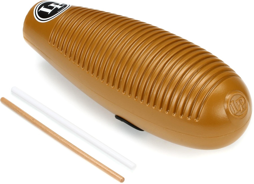 Latin Percussion - Guiro Super, Material Plastico con 2 Raspadores Mod.LP243_3