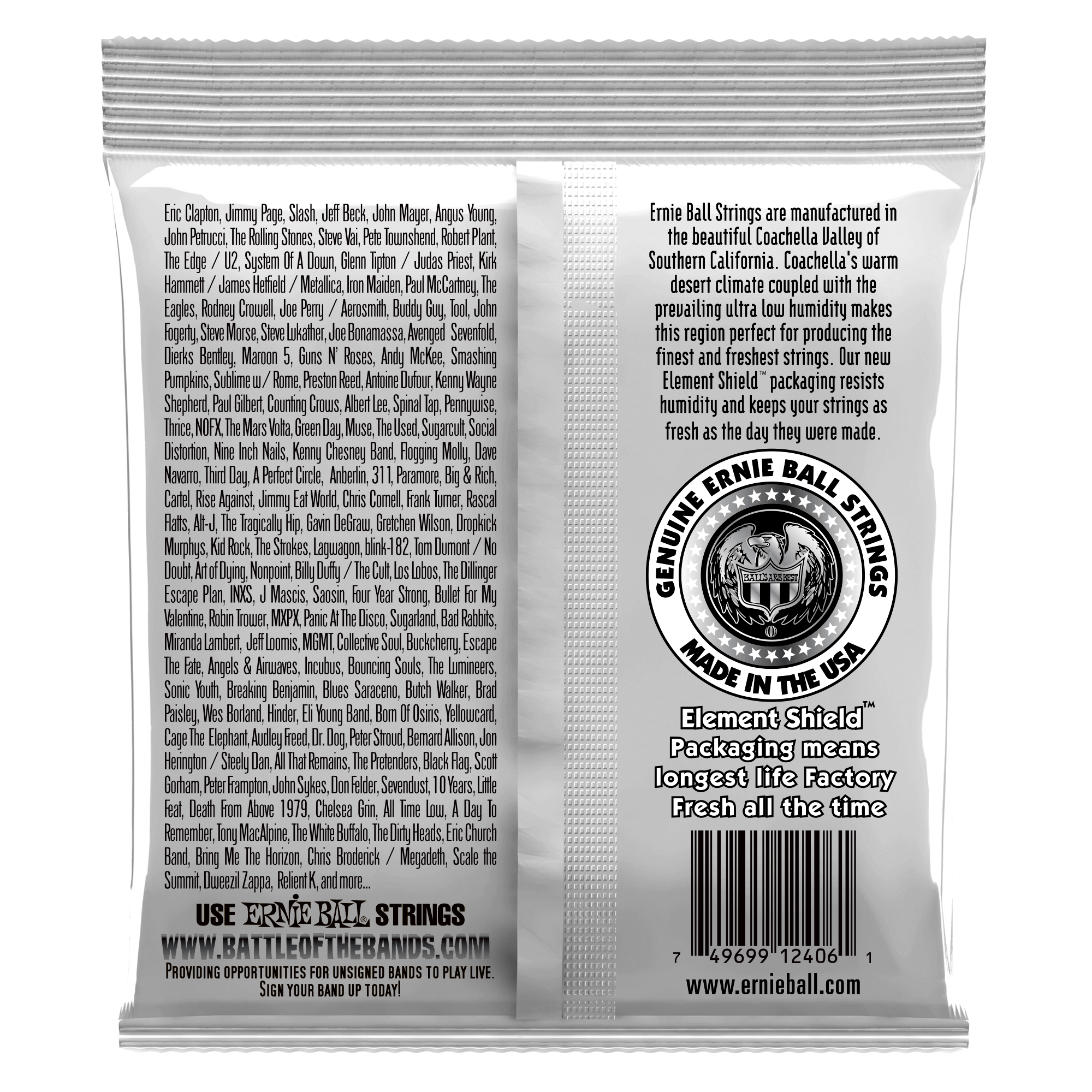 Ernie Ball - Encordado para Guitarra Clásica Ernesto Palla Black & Silver, Nylon Mod.2406_2