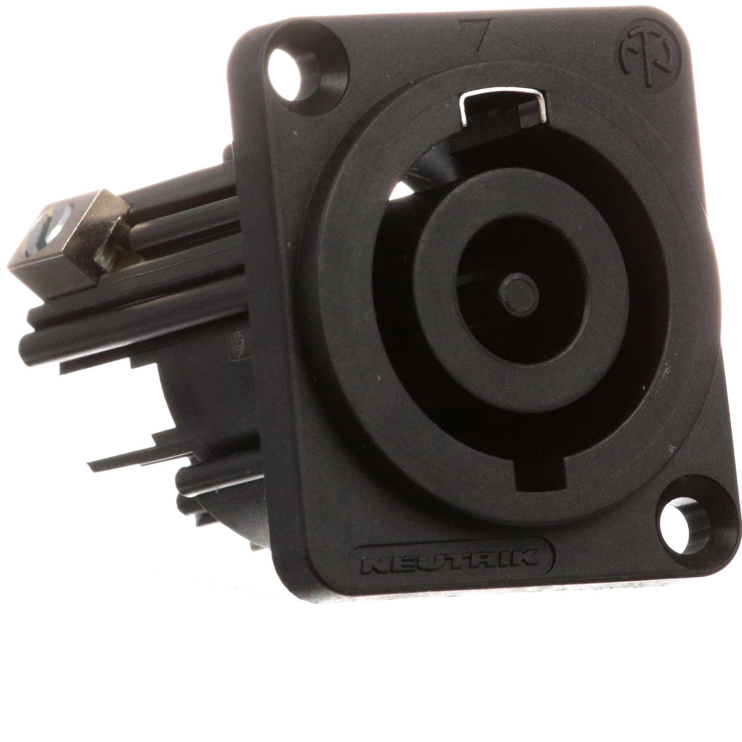 Neutrik - Conector Powercon Serie HC Macho 32 Amp. para Chasis Mod.NAC3MP-HC_3