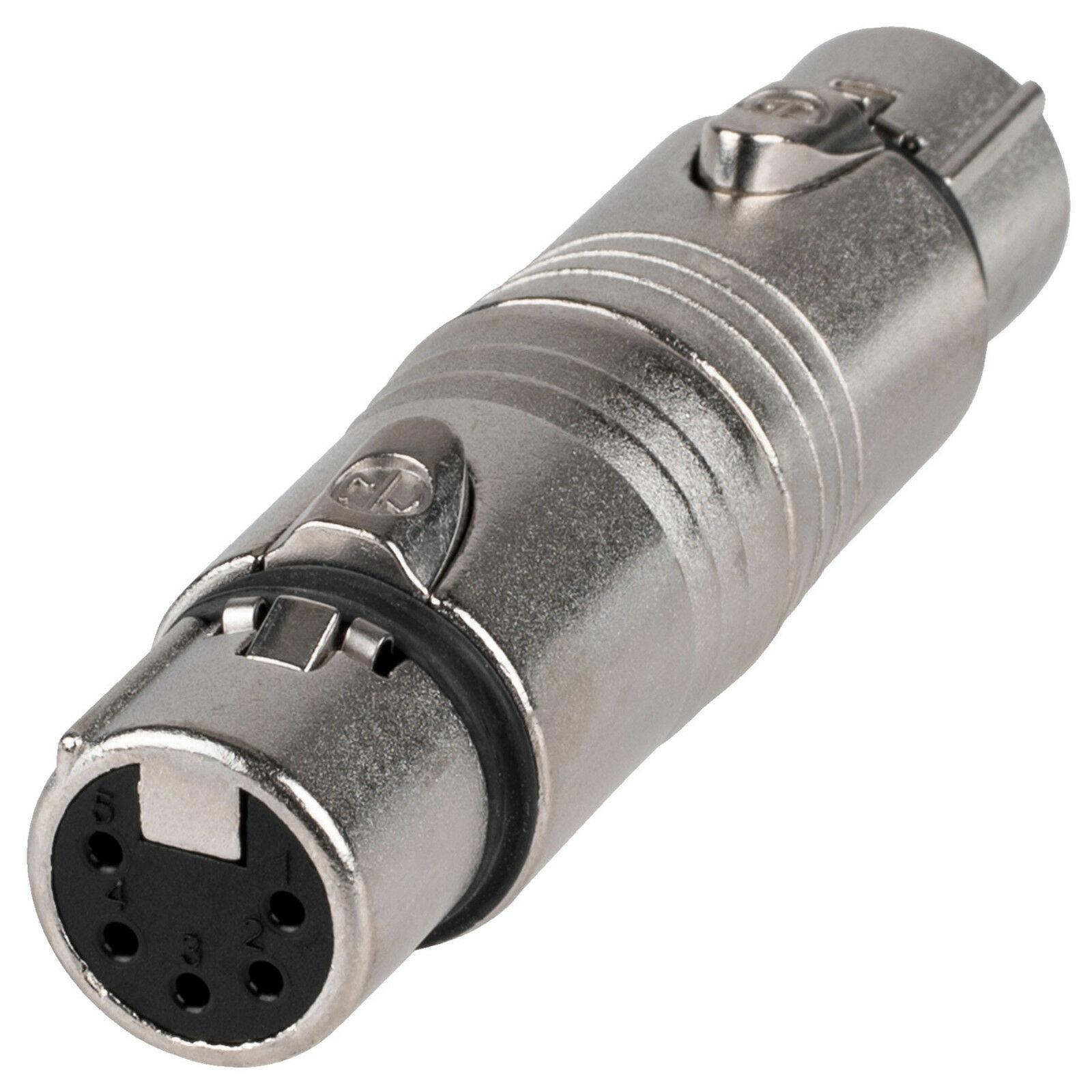 Neutrik - Adaptador de 5 Polos XLR Hembra a 5 Polos XLR Hembra Mod.NA5FF_17