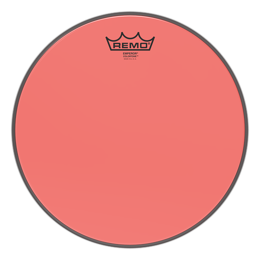 Remo - Parche Colortone Emperor, Color: Rojo Tamaño: 12" Mod.BE-0312-CT-RD_3