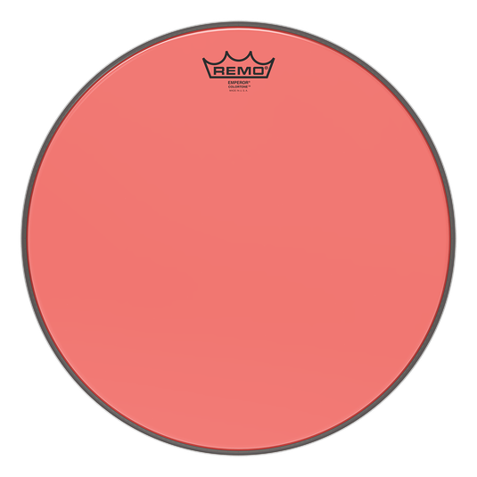 Remo - Parche Colortone Emperor, Color: Rojo Tamaño: 15" Mod.BE-0315-CT-RD_6