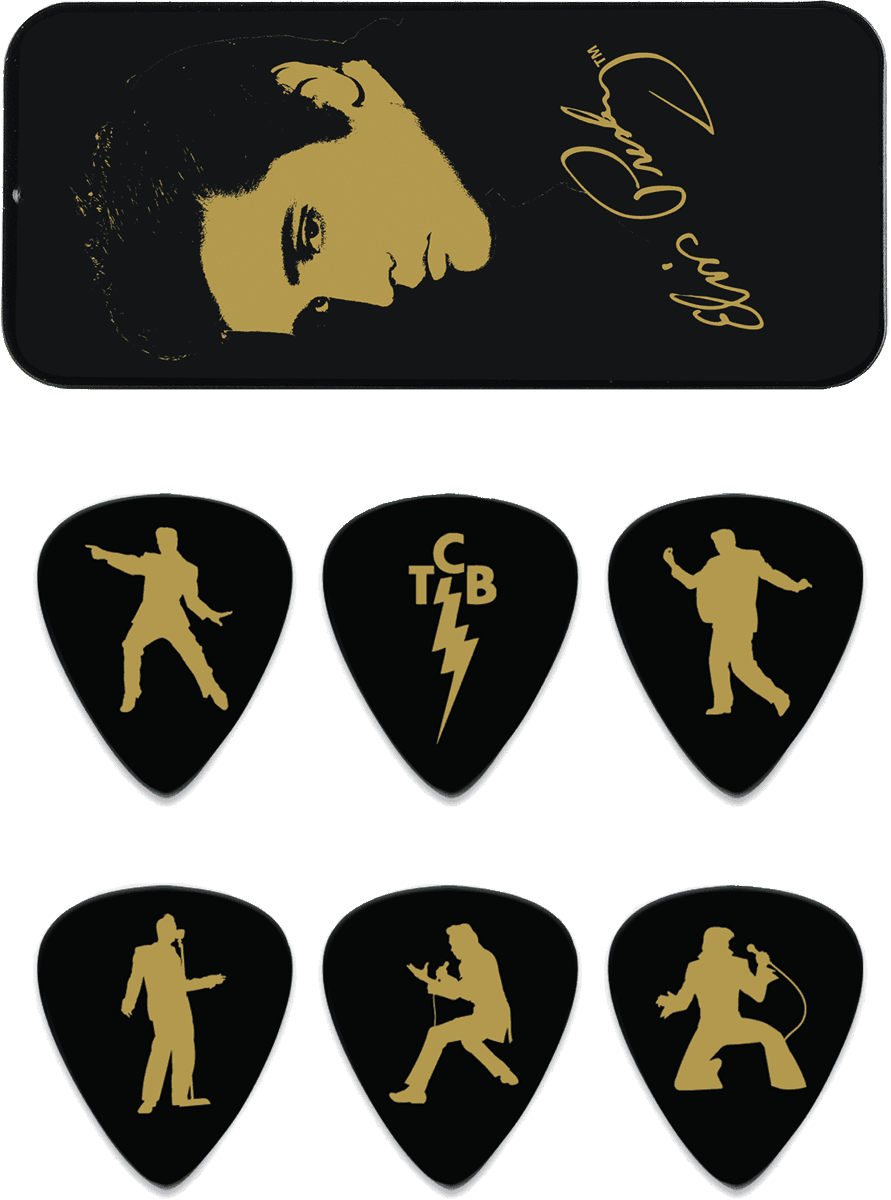 Dunlop - Plumillas Elvis Presley Portrait con Estuche Mod.EPPT04_61