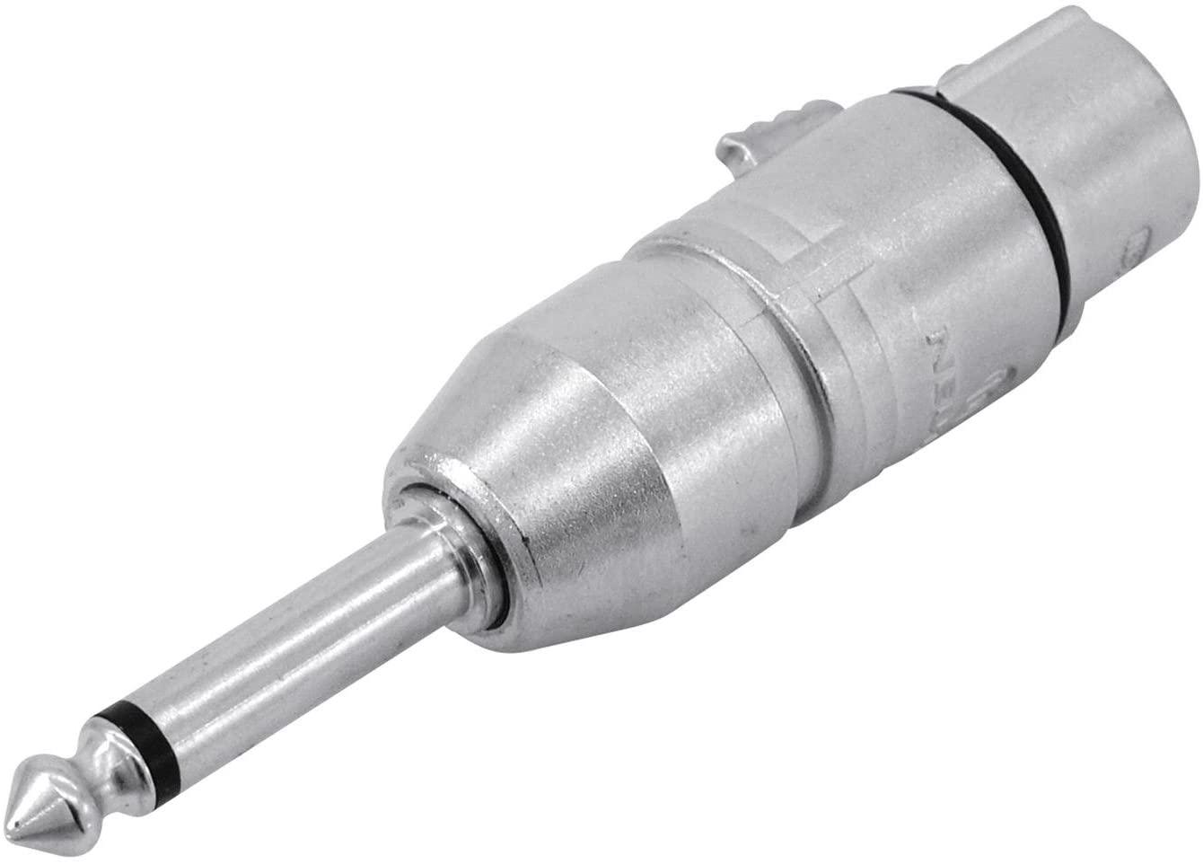 Neutrik - Adaptador XLR Hembra 3 Pines a Plug Mono 1/4" Mod.NA2FP_59