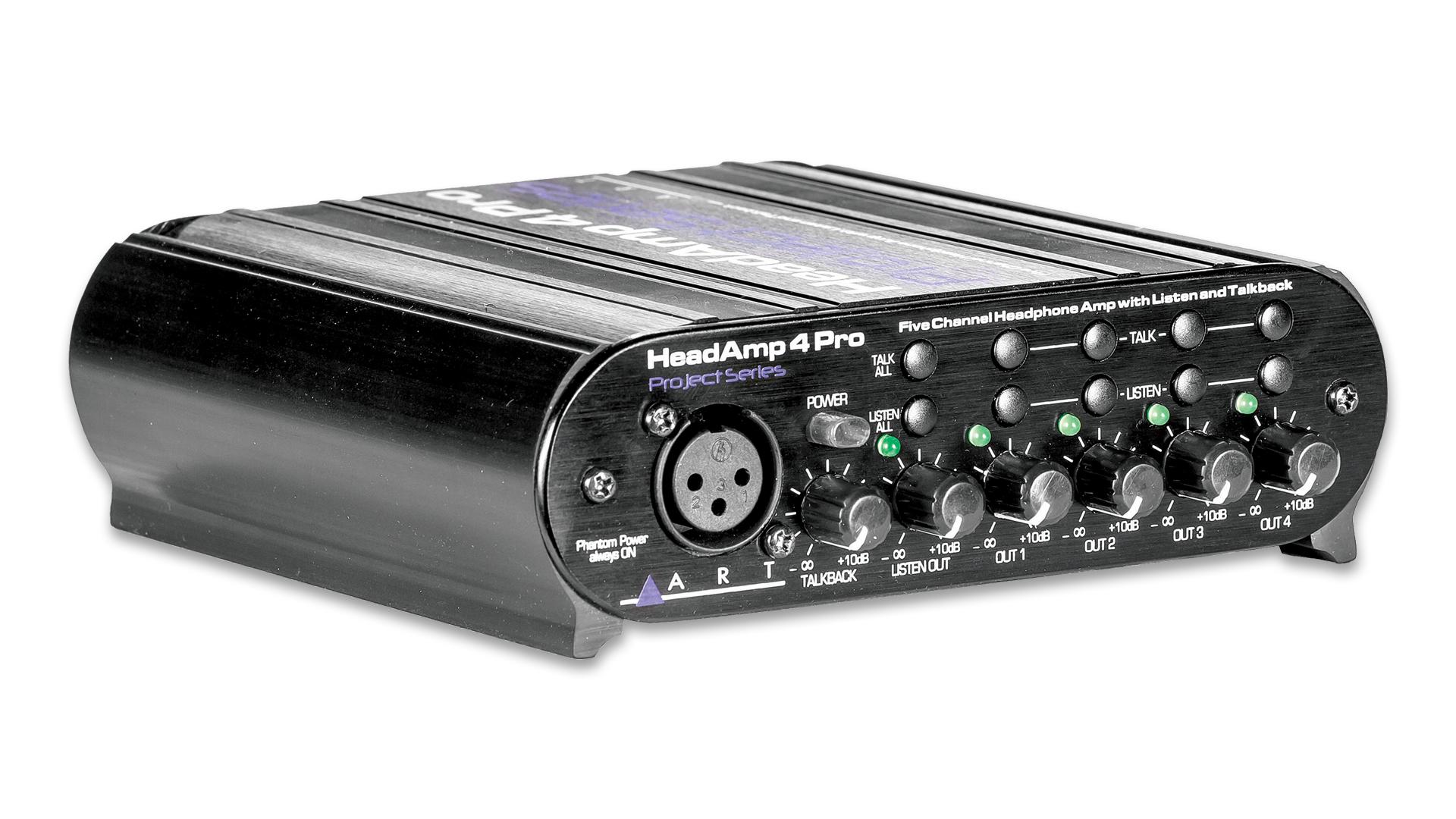 ART - Amplificador Estéreo de 5 Canales para Audífonos Mod.Head Amp 4 Pro_59
