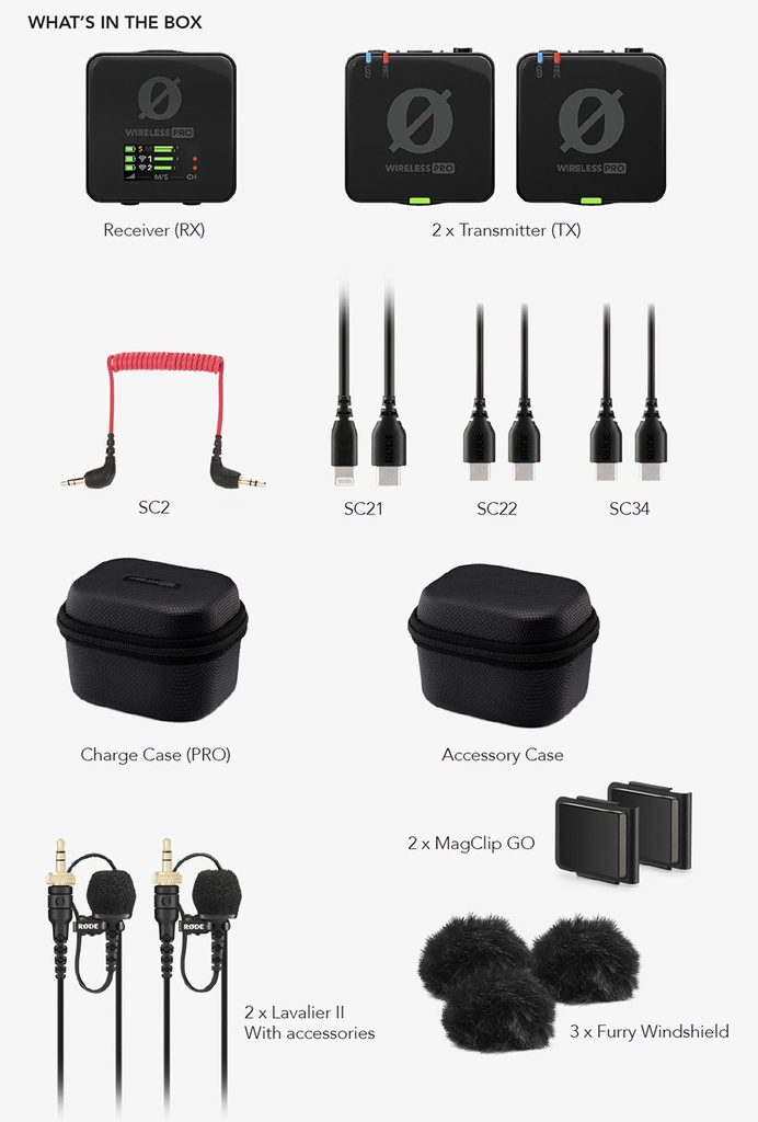 Rode - Sistema de Micrófono Inalámbrico Mod.Wireless Pro_3