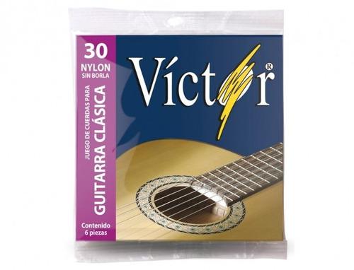 Victor - Encordado para Guitarra Clasica, Nylon Sin Borla Mod.VCGS-30_54