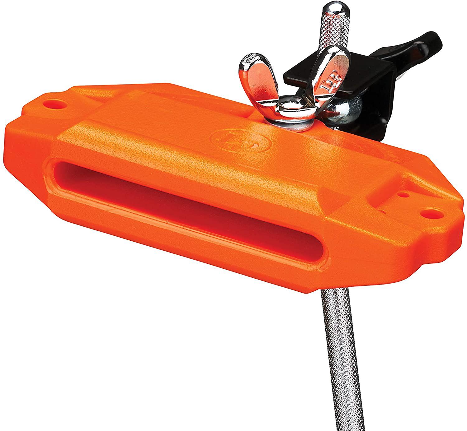 Latin Percussion - Redoba Piccolo, Material Plastico Color Naranja con Soporte Mod.LP1204_31