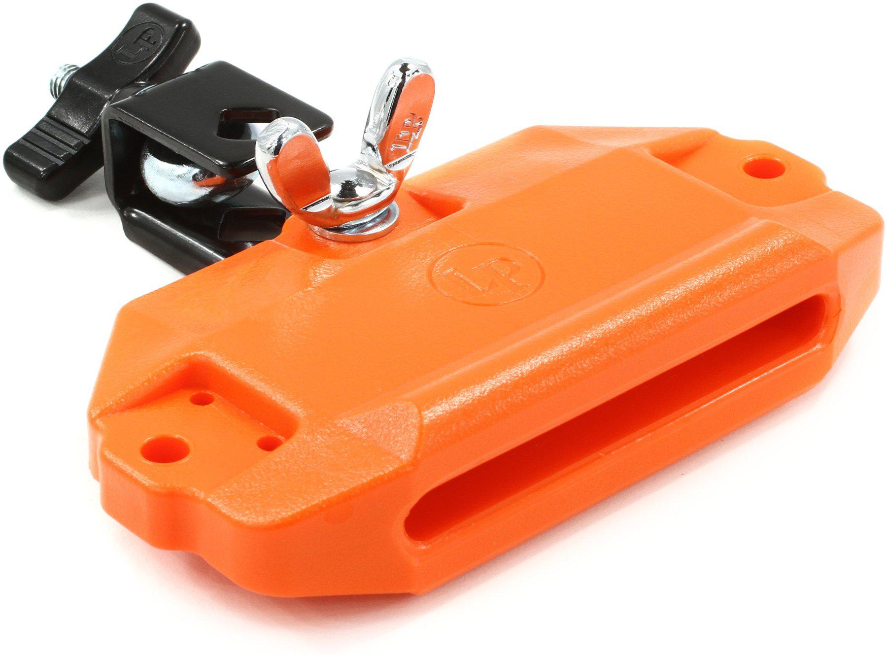 Latin Percussion - Redoba Piccolo, Material Plastico Color Naranja con Soporte Mod.LP1204_32