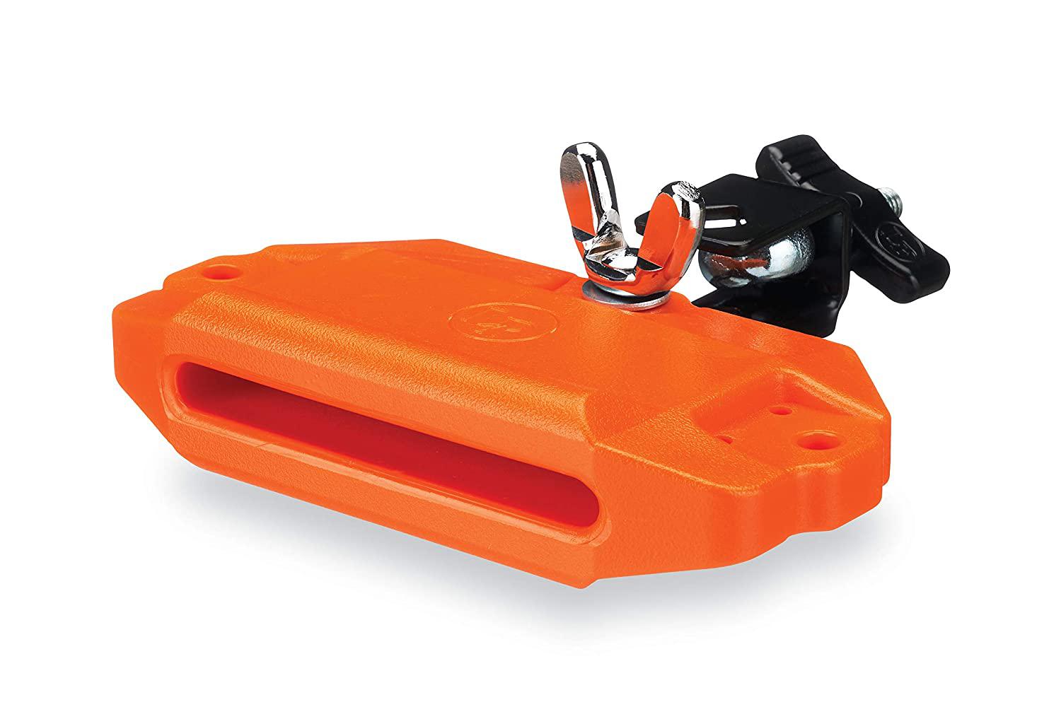 Latin Percussion - Redoba Piccolo, Material Plastico Color Naranja con Soporte Mod.LP1204_35