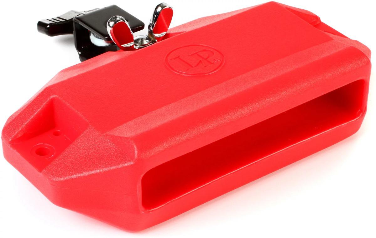 Latin Percussion - Redoba, Material Plastico Tono Bajo Color Rojo con Soporte Mod.LP1207_42