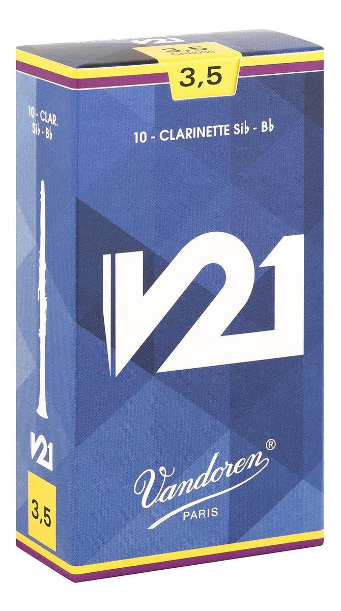 Vandoren - 10 Cañas V21 para Clarinete Sib Medida: 3 1/2 Mod.CR8035(10)_11