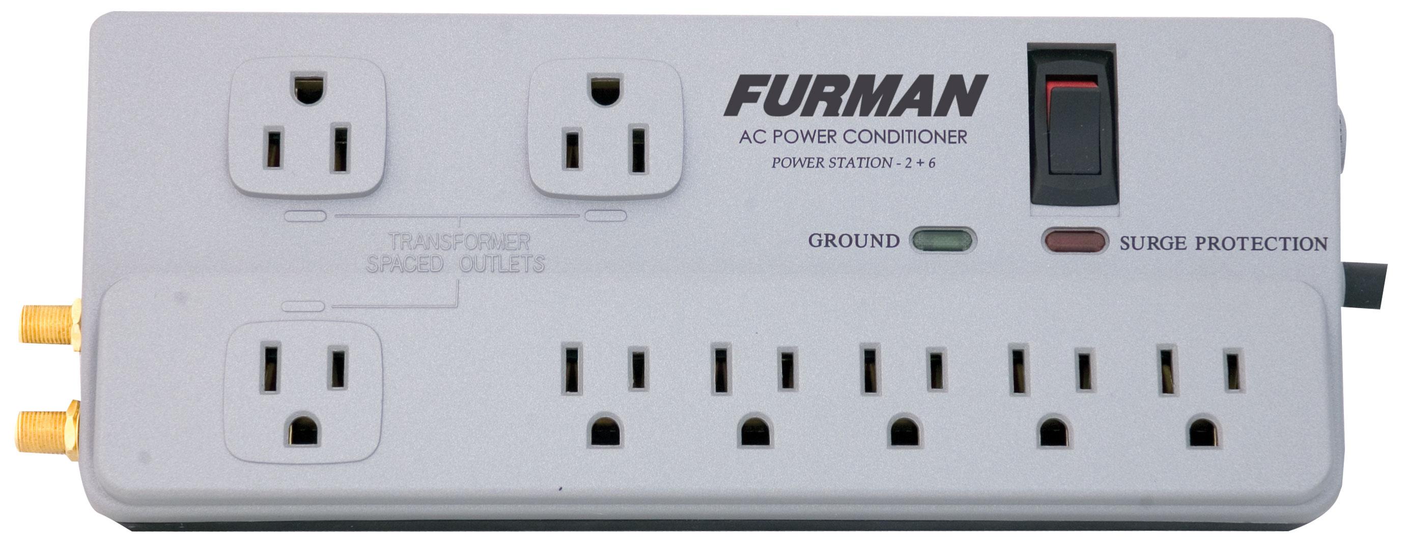 Furman - Barra Multicontacto con acondicionador de energÍa Mod.PST-2+6_35