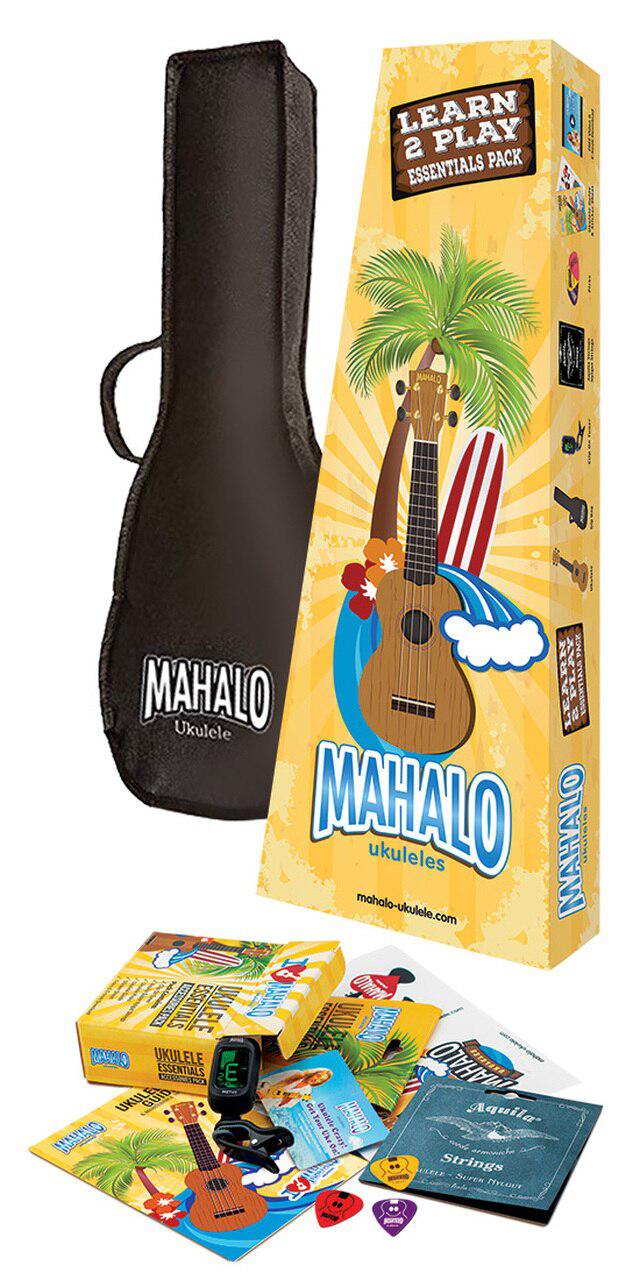 Mahalo - Ukulele Soprano con Funda y Accesorios, Color: Café Mod.MK1TBRK_13