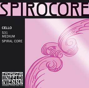 Thomastik - Encordado para Cello Spirocore, Alma de Acerdo Mod.S31_15