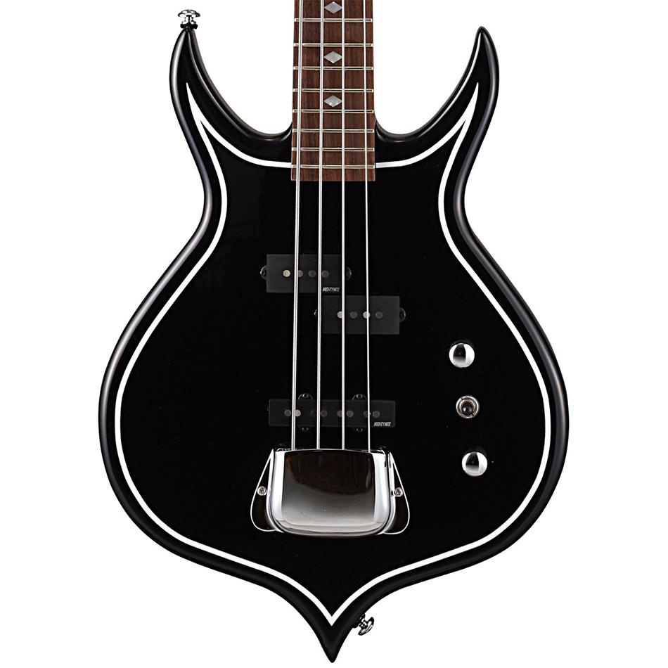 Cort - Bajo Eléctrico Punisher 2, Color Negro con Estuche Mod.GSPUNISHER2BK_3