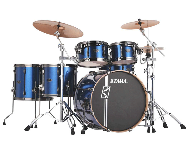 Tama - Bateria Superstar Hyper-D de 6 Piezas con Atriles, Color: Azúl Mod.MK62HZBNS-ISP_12