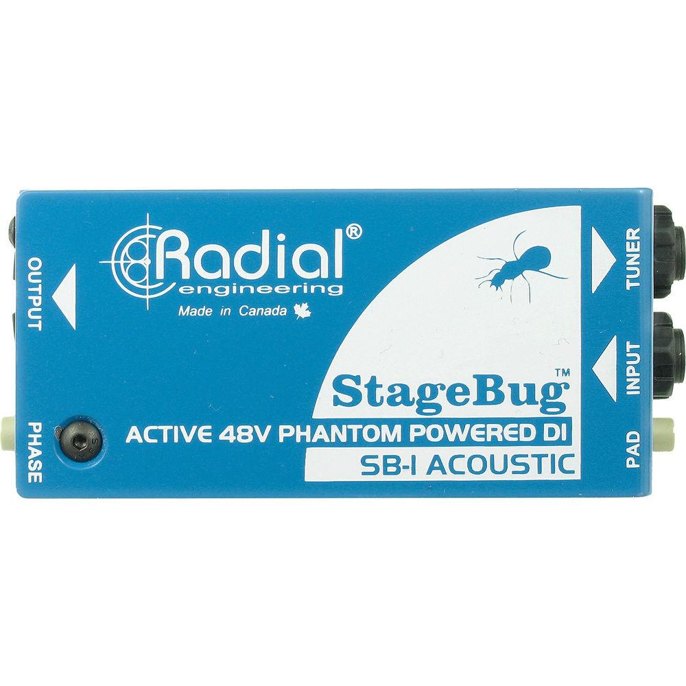 Radial - Caja Directa Activa para Guitarra Acustica Mod.StageBug SB-1_405