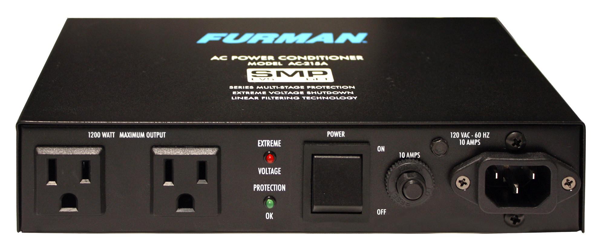 Furman - Acondicionador compacto de CA, 10 Amps. Mod.AC-215A_7