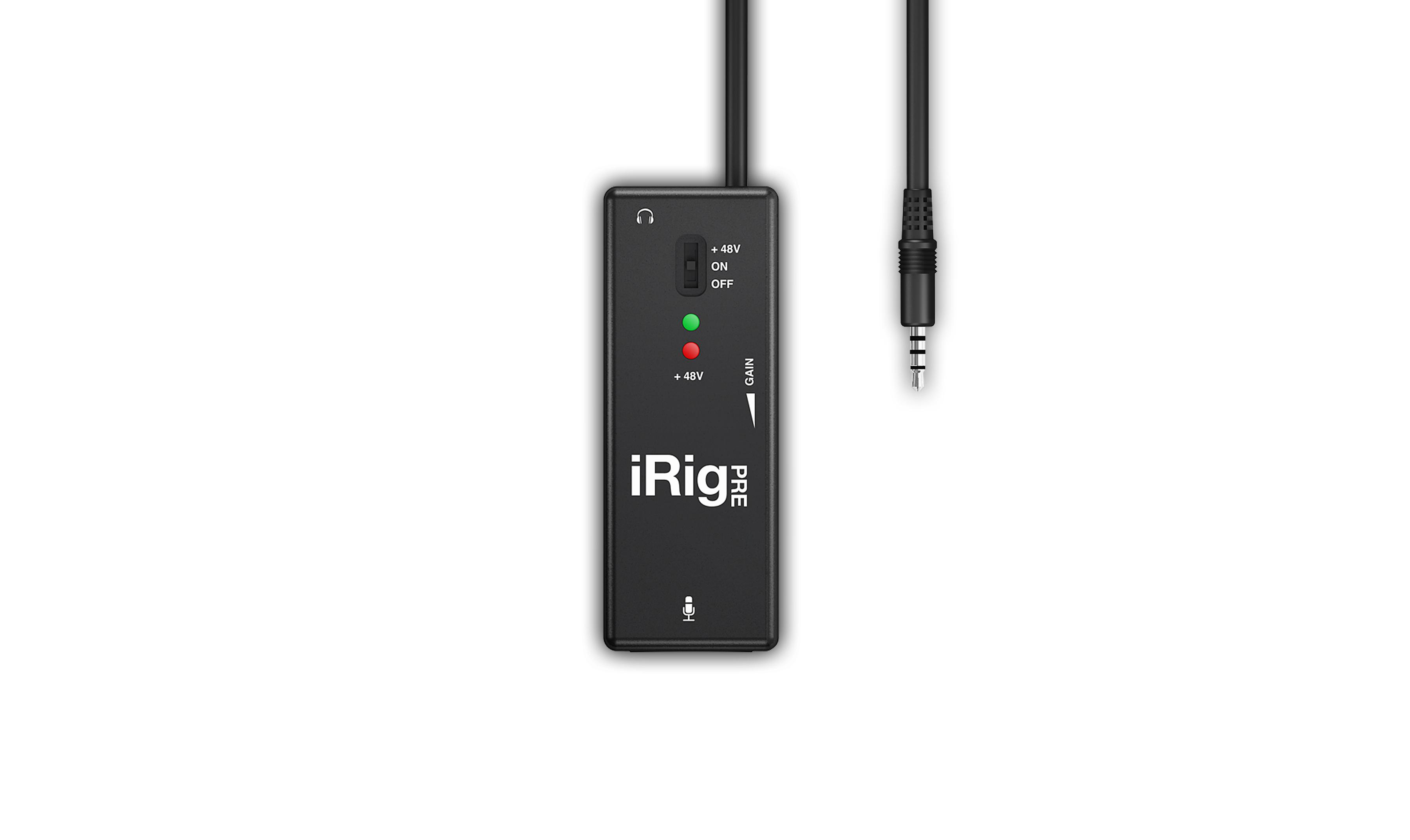 IK Multimedia - Interfaz de Micrófono XLR iRig Pre para iOS y Android Mod.IP-IRIG-PRE-IN_14