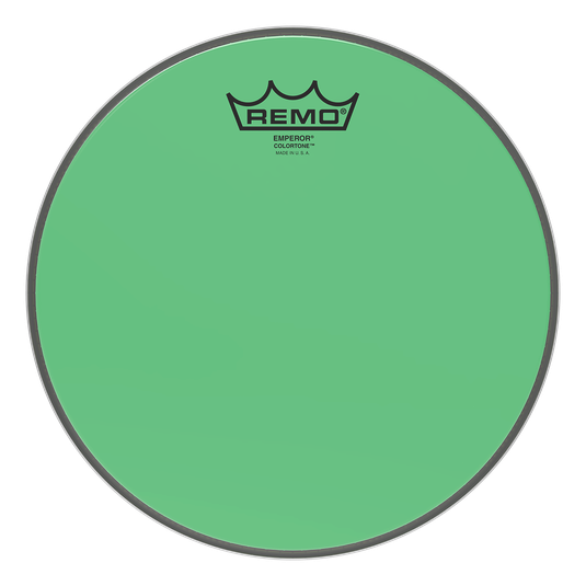 Remo - Parche Colortone Emperor, Color: Verde Tamaño: 10" Mod.BE-0310-CT-GN_14