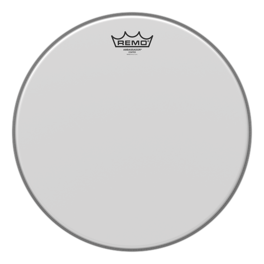 Remo - Parche Ambassador Aspero, Tamaño: 14" Color Blanco Mod.BA-0114-00_24