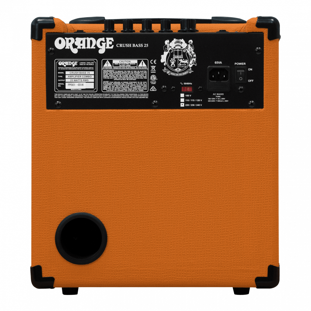 Orange - Combo Crush Bass para Bajo Eléctrico , 25W 1x8 Color: Naranja Mod.Crush Bass 25 NAR_6
