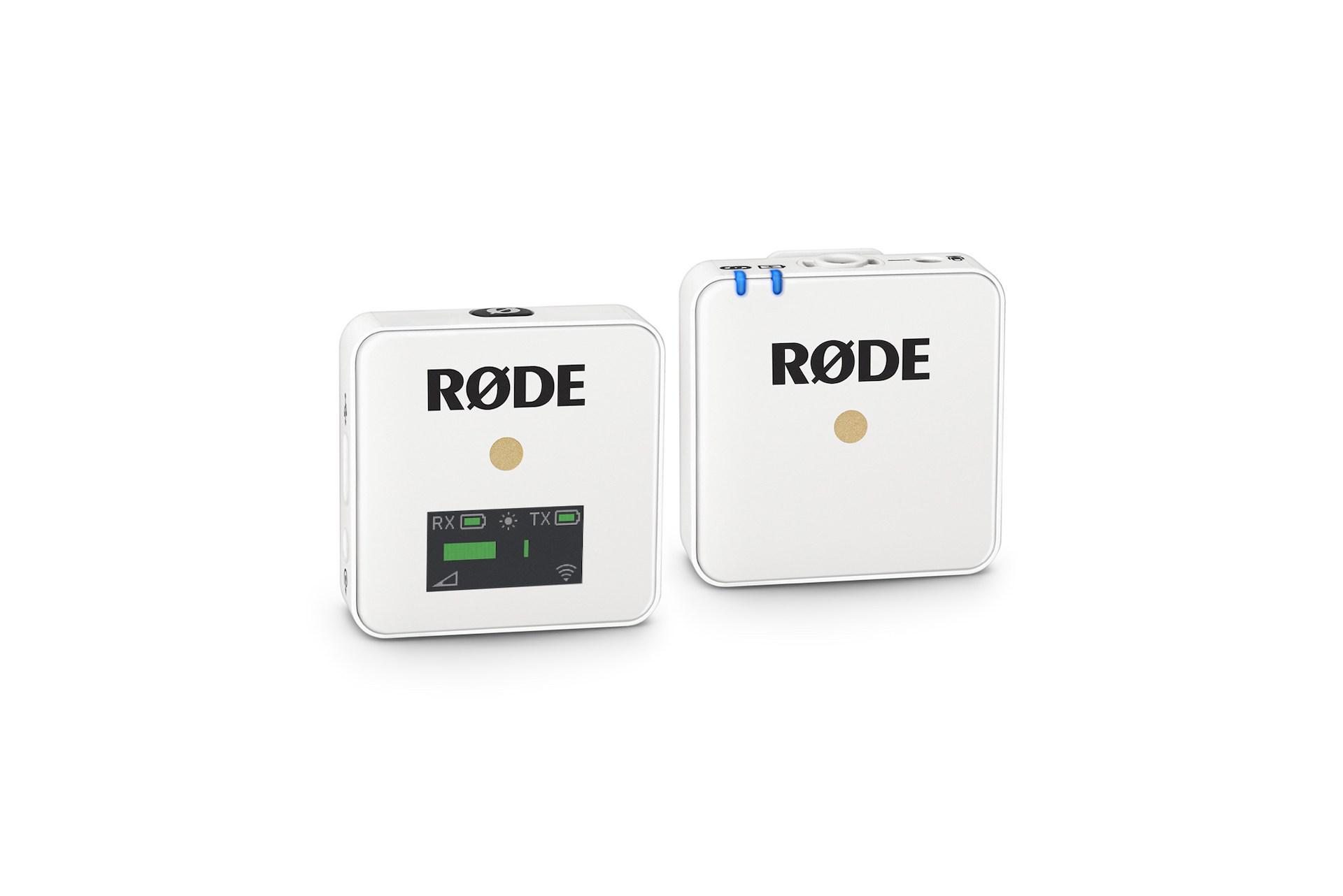 Rode - Sistema de Microfoneo Inalámbrico Wireless Go, Color: Blanco Mod.WIGOW_19