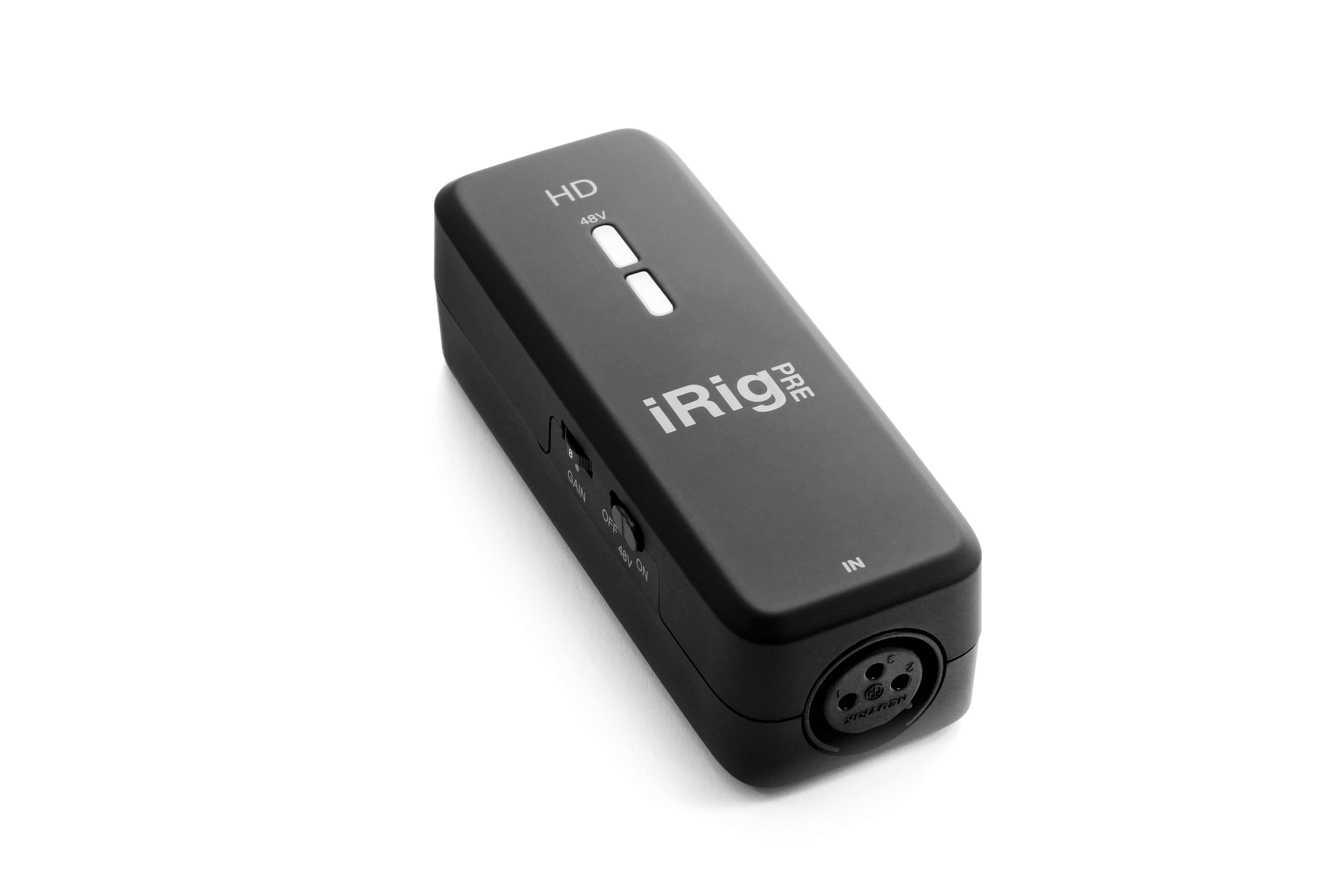 IK Multimedia - Interfaz de Audio para Micrófono XLR iRig Pre HD para iOS y Android Mod.IP-IRIG-PREHD-IN_11