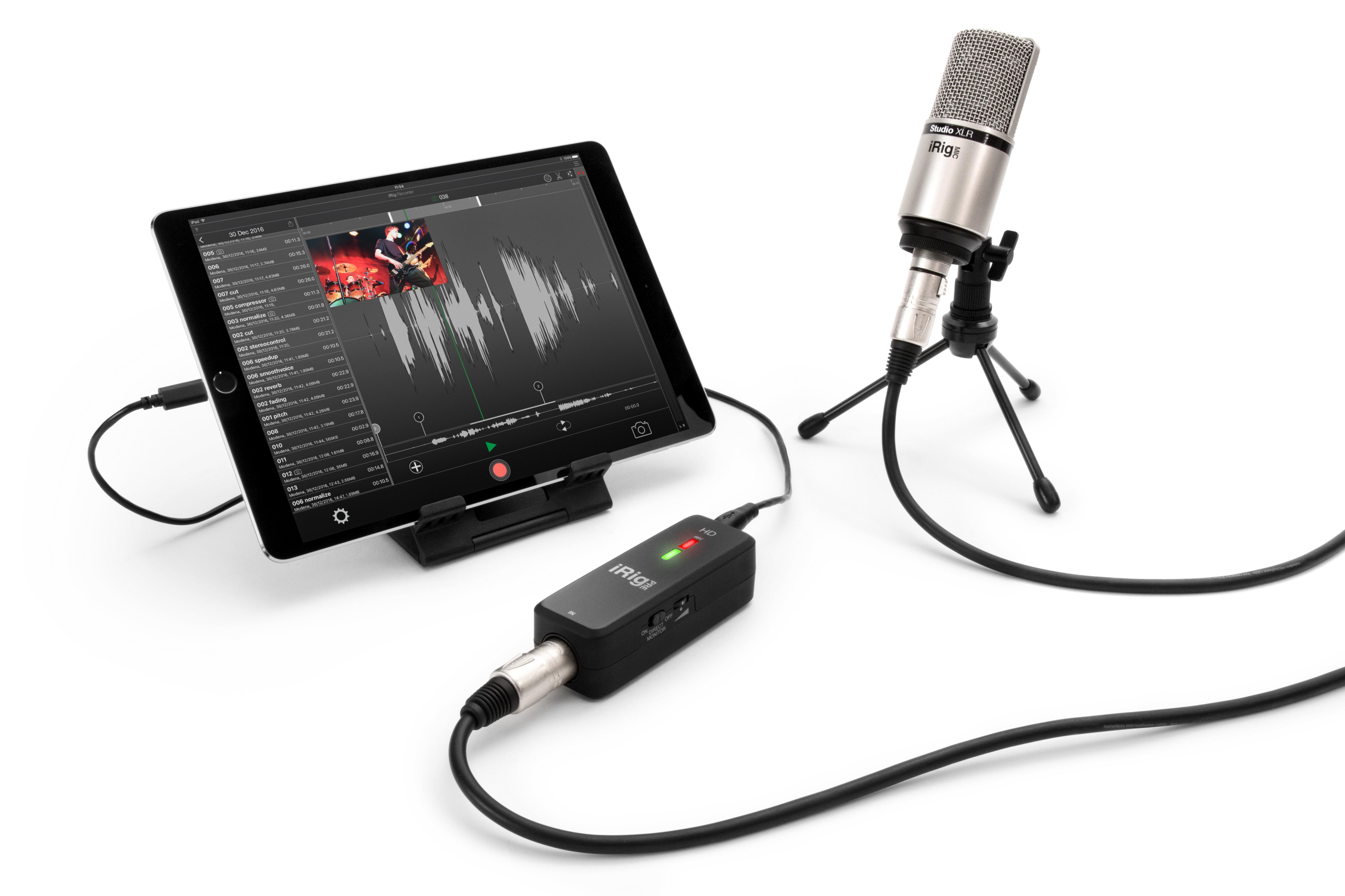 IK Multimedia - Interfaz de Audio para Micrófono XLR iRig Pre HD para iOS y Android Mod.IP-IRIG-PREHD-IN_14