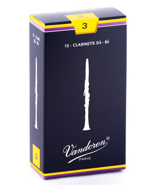 Vandoren - Cañas para Clarinete Sib, 10 Piezas Medida: 3 Mod.CR103_14