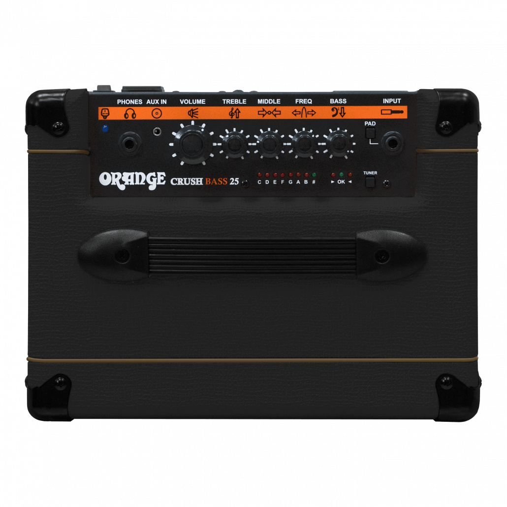 Orange - Combo Crush Bass para Bajo Eléctrico , 25W 1x8 Color: Negro Mod.Crush Bass 25 BK_15