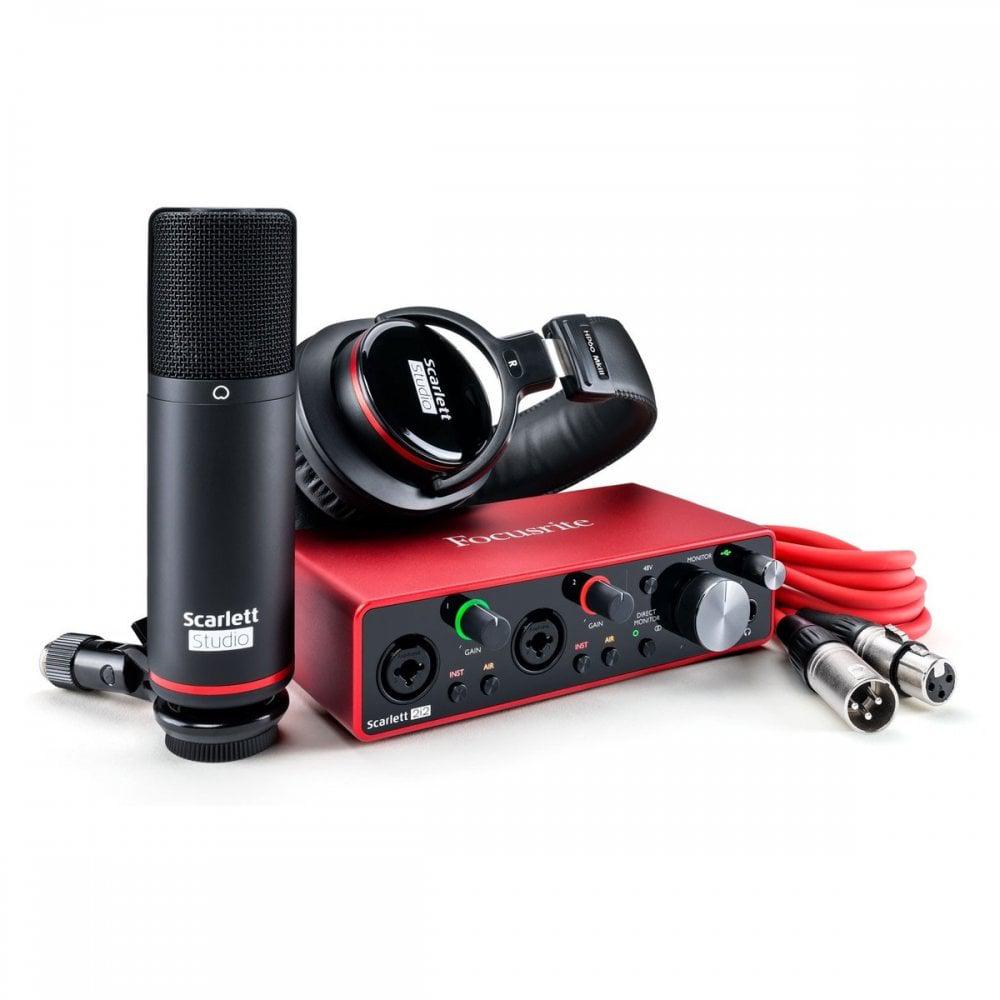 Focusrite - Interface de Audio Scarlett 2i2 Studio (3ra Gen.) con Accesorios Mod.MOSC0031_24