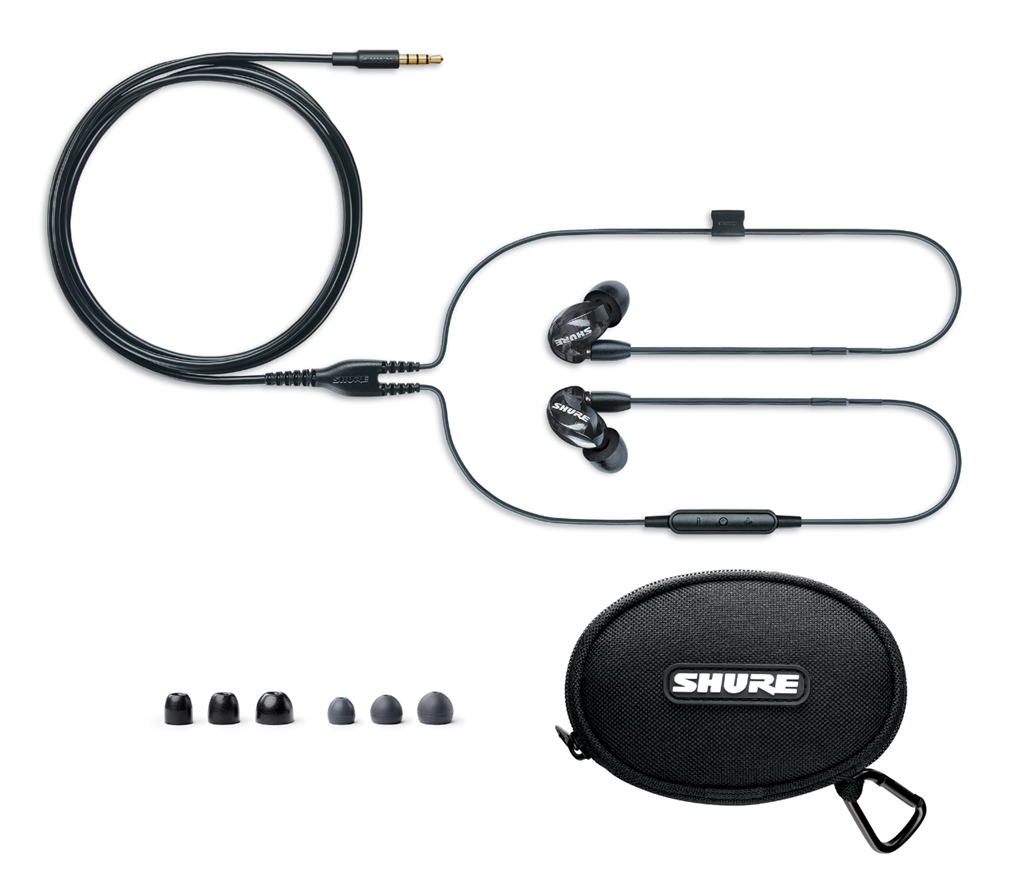 Shure - Audífonos In-Ear Aislantes de Sonido con Control, Color: Negro Mod.SE215-K-UNI_3