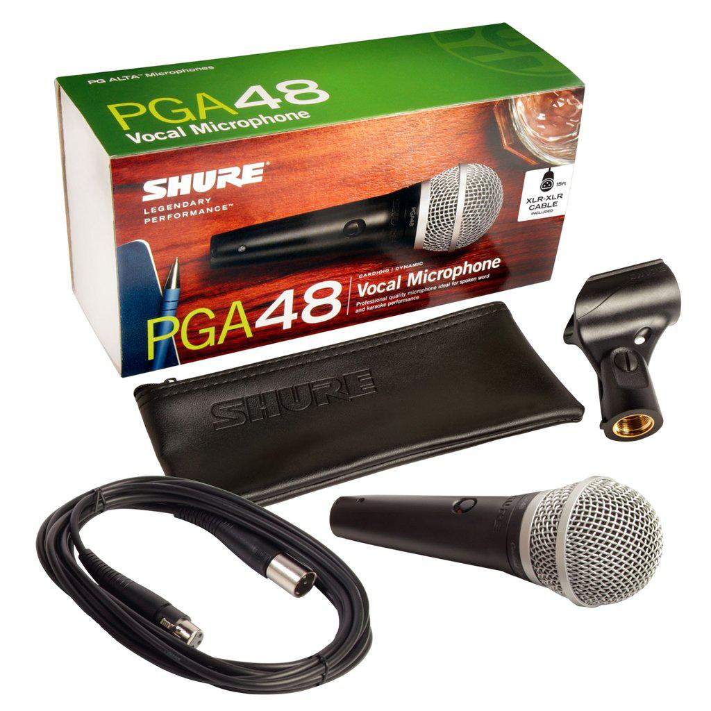 Shure - Micrófono Dinámico de Mano, Conexión: XLR Mod.PGA48-XLR_40