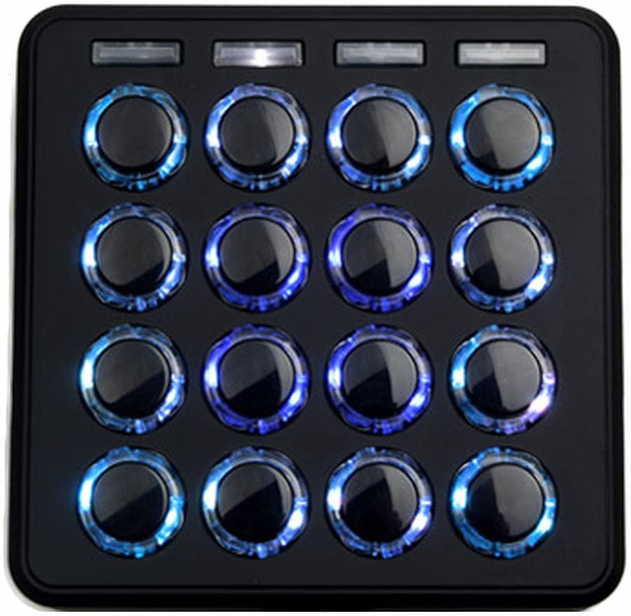 DJTT - Superficie de Control MIDI Fighter 3D, Color: Negro_5