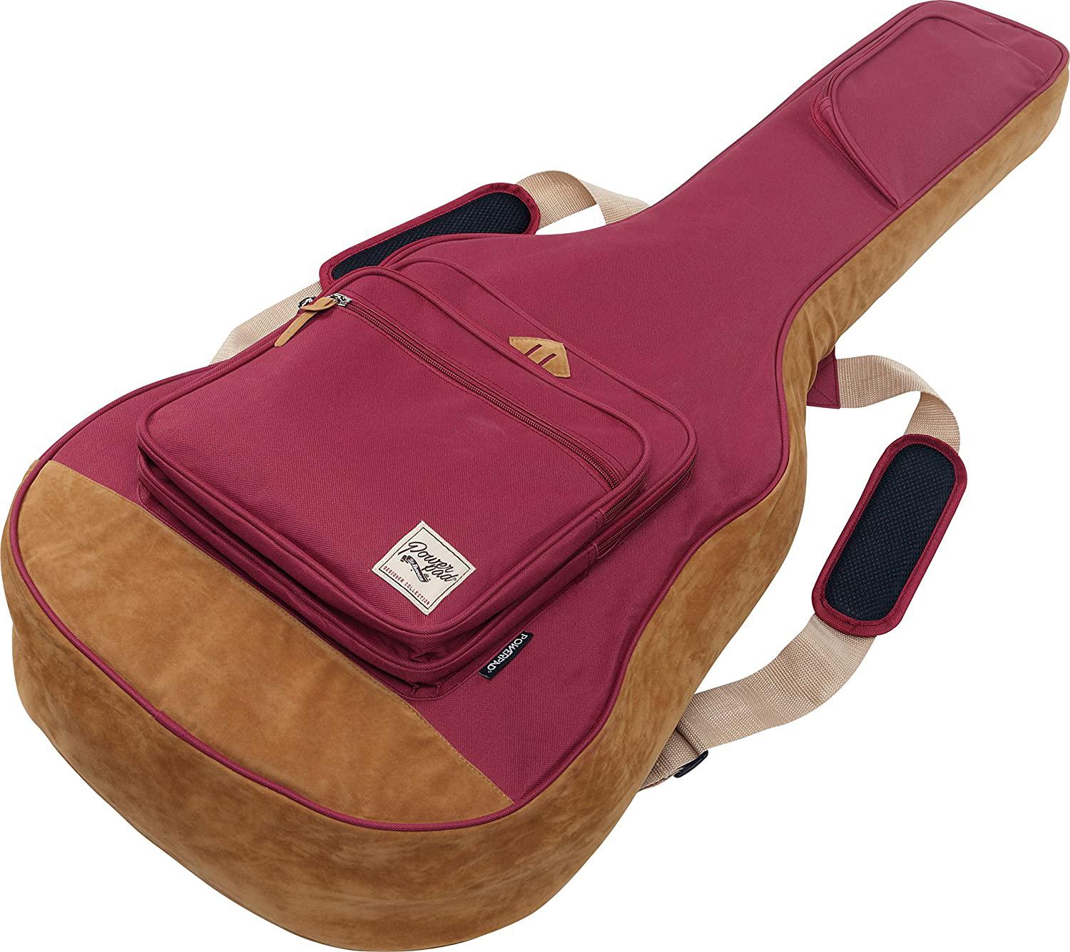 Ibañez - Funda Powerpad para Guitarra Acústica, Color: Vino Mod.IAB541-WR_27